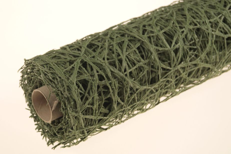 Siatka dekoracyjna 50 cm x 5y - Oliwkowy