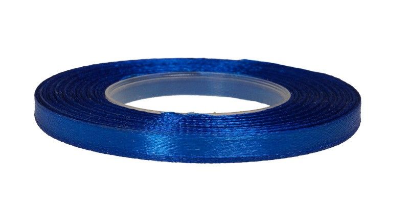 Wstążka satynowa 6 mm x 32 m | Chabrowa