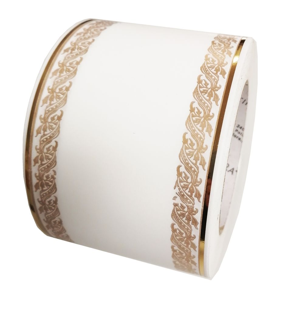 Szarfa pogrzebowa 8cm x 50y