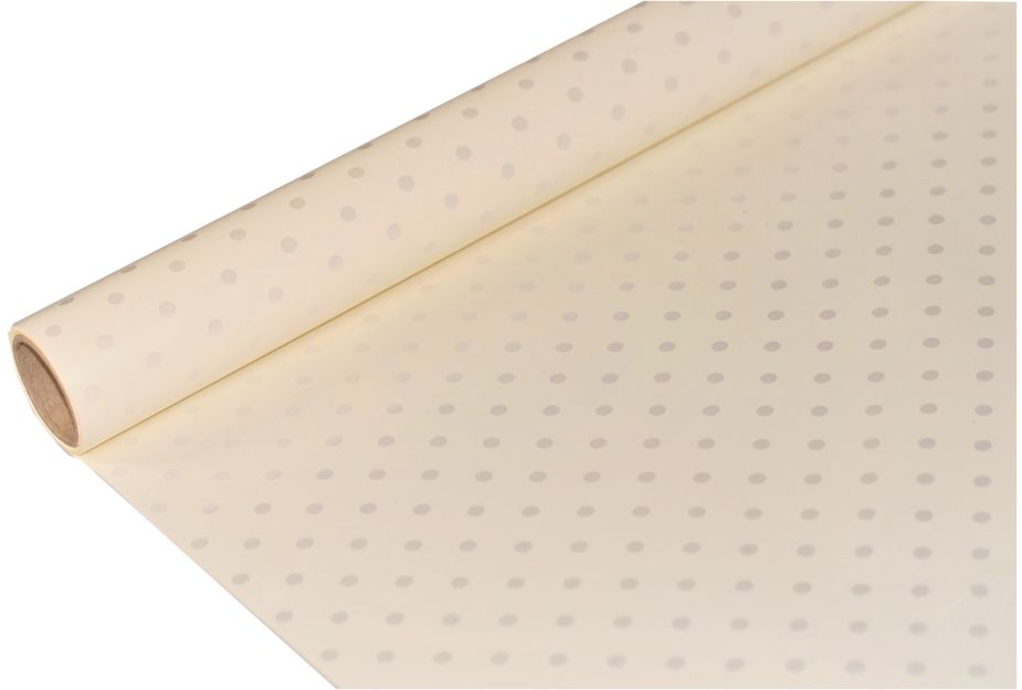 FOLIA SATYNOWA GROSZKI CREAM B21