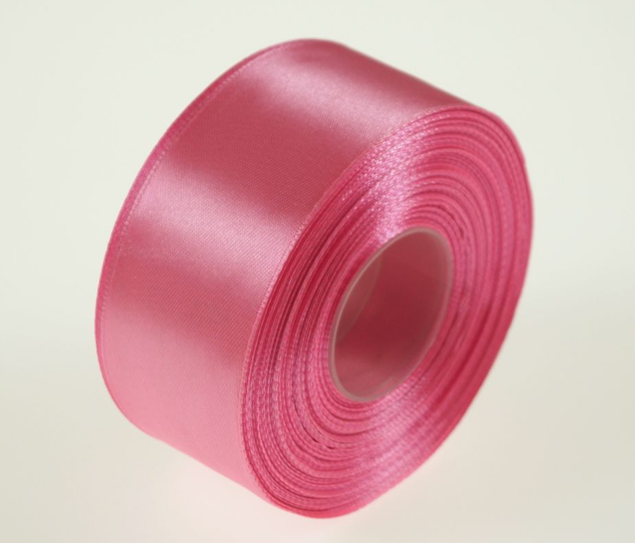 Wstążka satynowa 38 mm x 32 m | Różowy