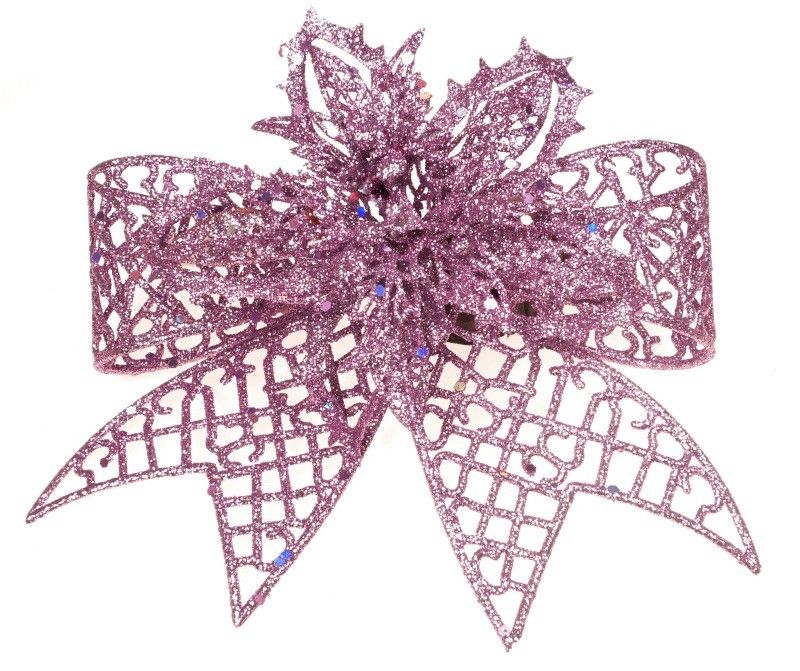 Kokarda brokatowa-fioletowa
