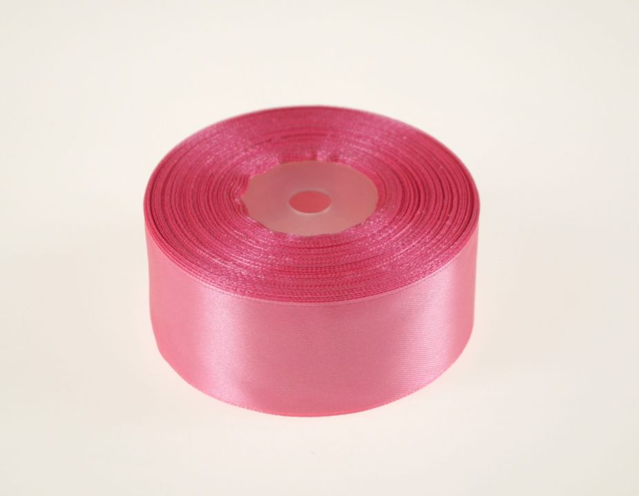 Wstążka satynowa 38 mm x 32 m | Różowy