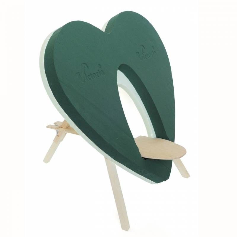 Serce pod urnę na stojaku