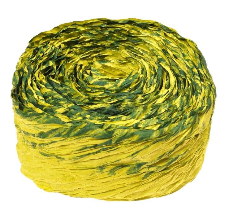 Krepina - wstążka zielony + zielony ciemny