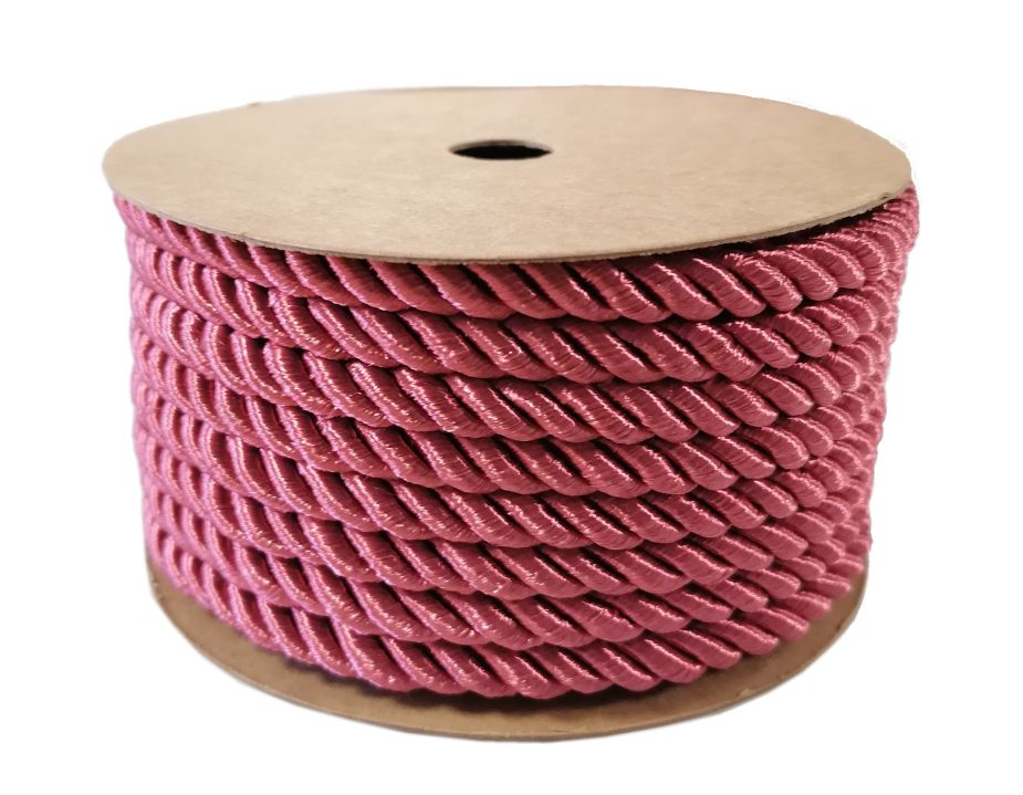 SZNUREK OZDOBNY RÓŻOWY