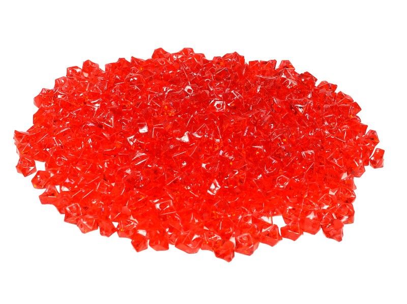 Ozdobne kryształki - czerwone