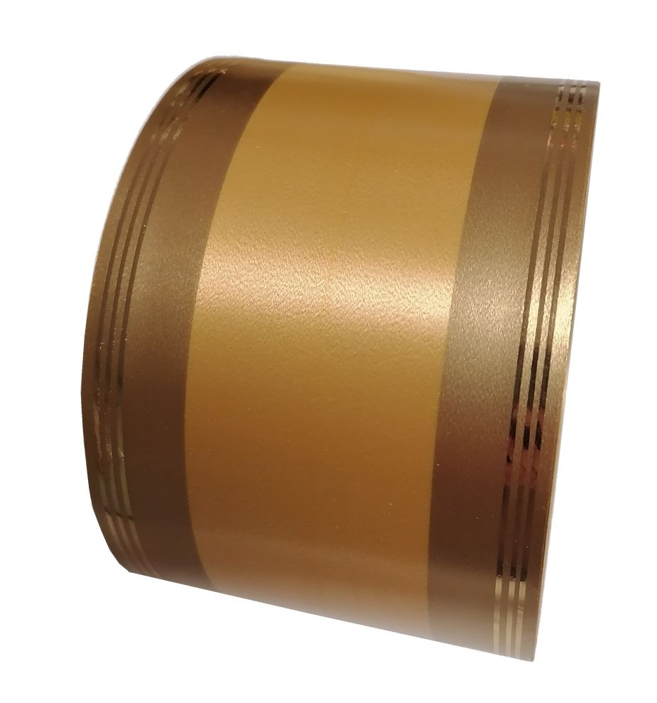 Szarfa 8cm x 50y złota autostrada