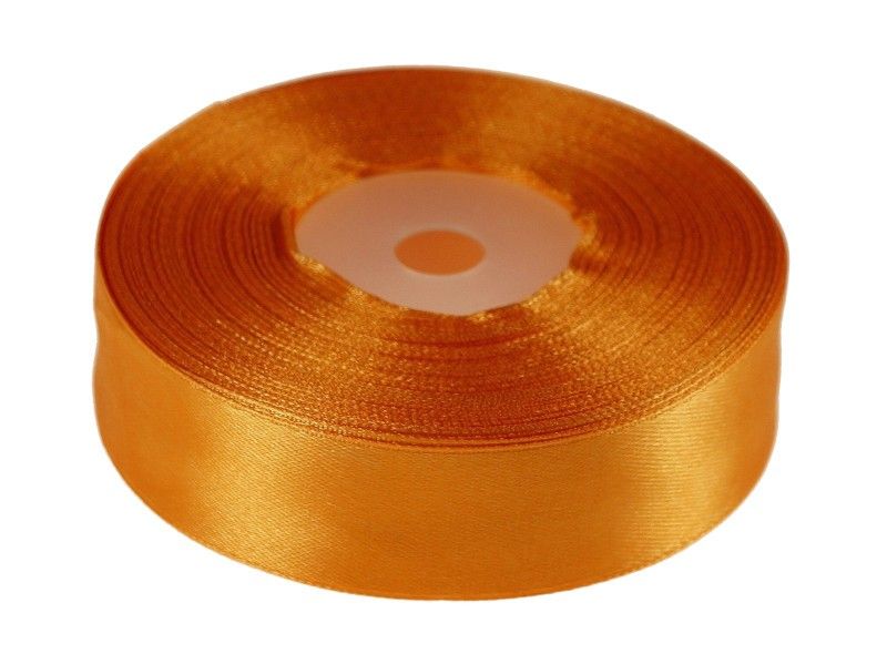 Wstążka satynowa 25mm x 32m | Pomarańczowy