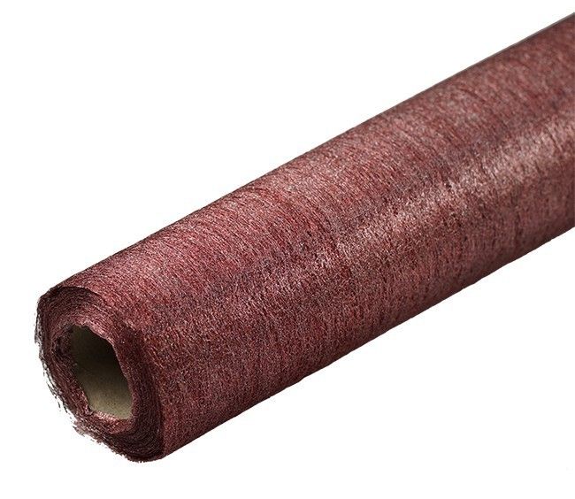 Flizelina 50 cm x 6 m | Z30 - Bordowy metalizowany