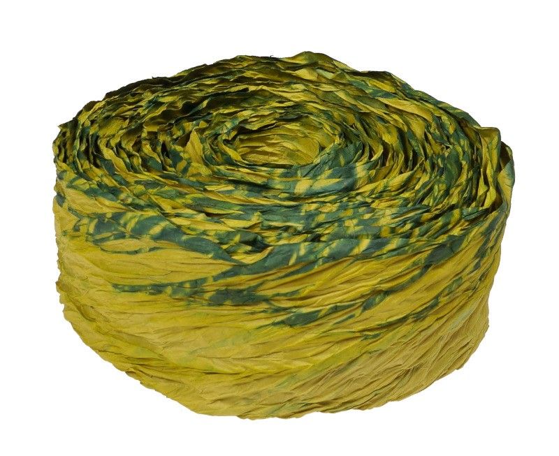 Krepina - wstążka oliwkowo-zielona