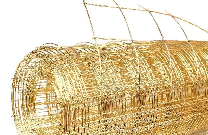 Siatka druciana |Złota