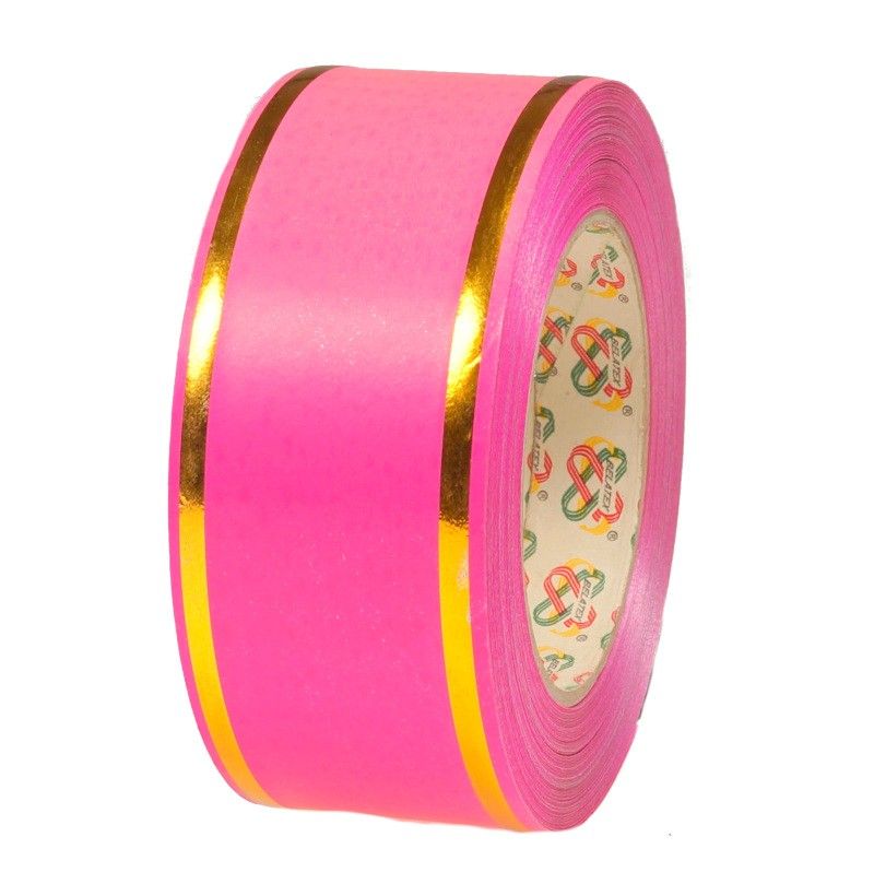 Taśma pogrzebowa 5 cm x 45 m - amarantowa