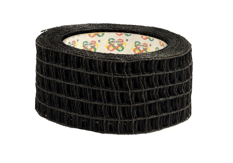 Wstążka kratka 5 cm x 10 m - czarna