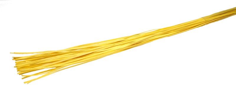 Rattan prosty 1 m - żółty