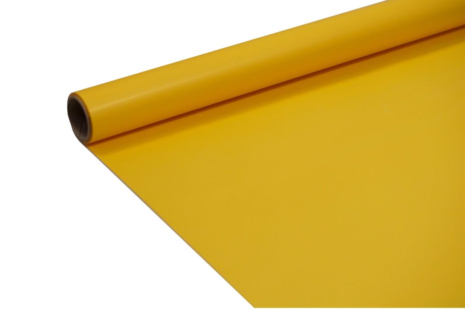 FOLIA SATYNOWA GŁADKA YELLOW B24