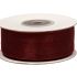 Wstążka szyfonowa 25 mm x 25 y - bordowa