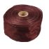 Organza wstążka 4 cm - bordowy