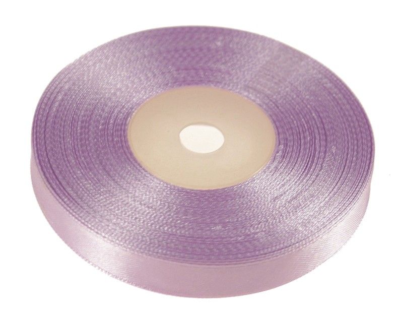 wstążka satynowa fioletowa jasna 12 mm x 32 m