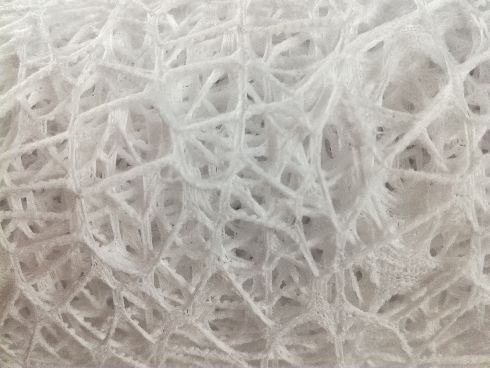 Siatka koronka plastikowa 48 cm x 5y - Biały