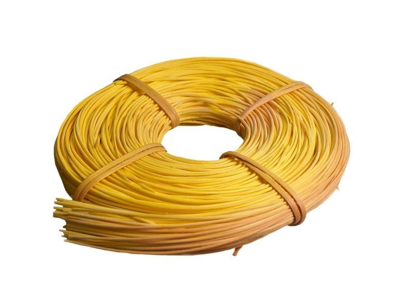 Krążek ratanowy - żółty