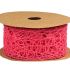 Wstążka koronkowa 5 cm x 9 m - amarantowa