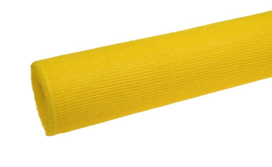 Siatka plastikowa 50 cm x 10y - 04 Żółty