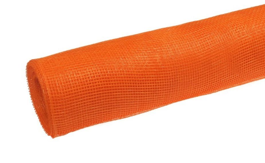 Siatka plastikowa 50 cm x 10y - 5054 Pomarańczowy