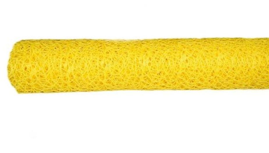 Żółta siatka koronkowa