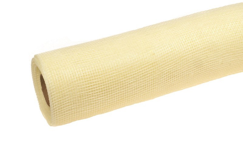 Siatka plastikowa 50 cm x 10y - 02 Ekri