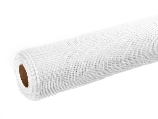 Siatka plastikowa 50 cm x 10y - 01 Biały