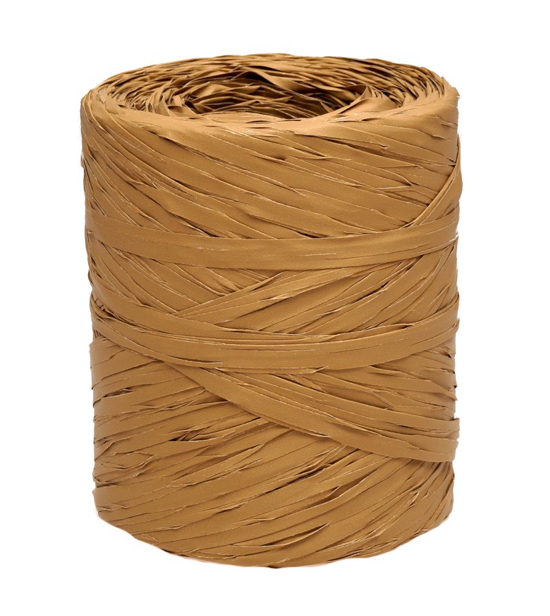 Rafia włoska ciemno beżowa - R167