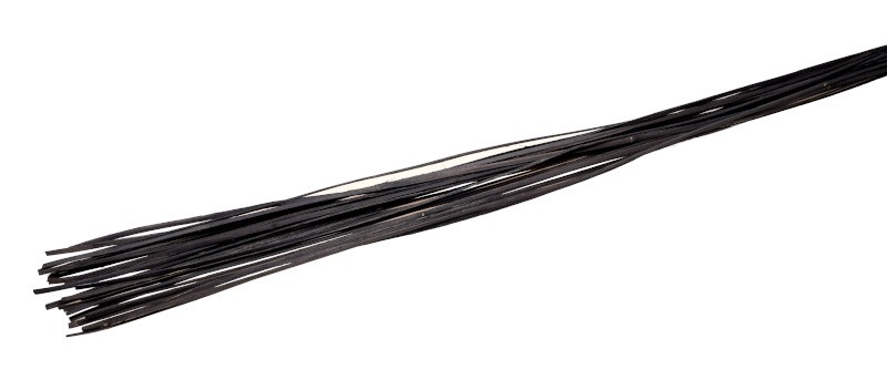 Rattan prosty 1 m - szary