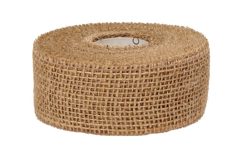 Wstążka jutowa 5 cm x 10 m - naturalna