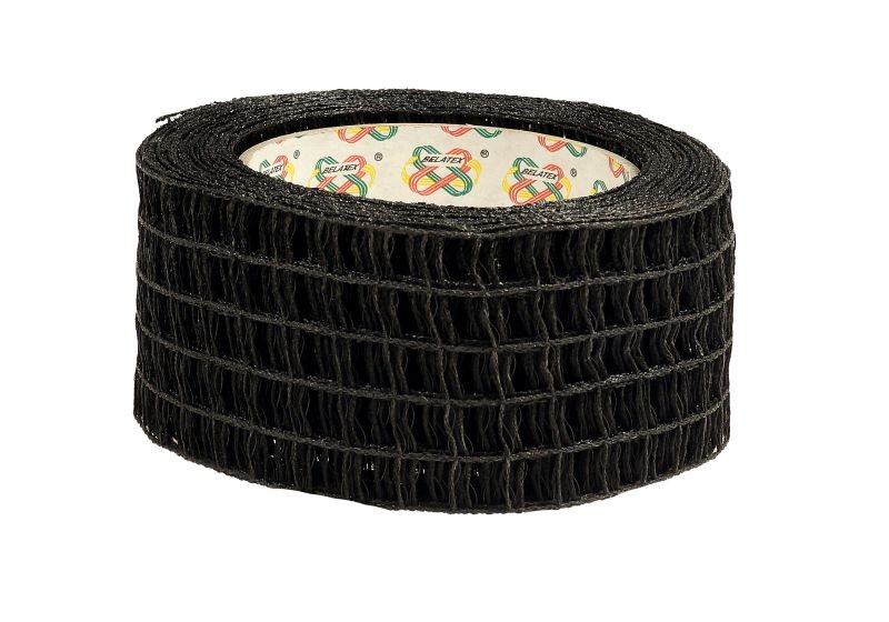Wstążka kratka 5 cm x 10 m - czarna
