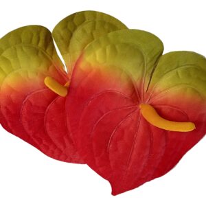 kwiat wyrobowy - anturium czerwono-zielono-żółte