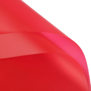 Folia florystyczna 20 arkuszy 58×58 cm kolor czerwony