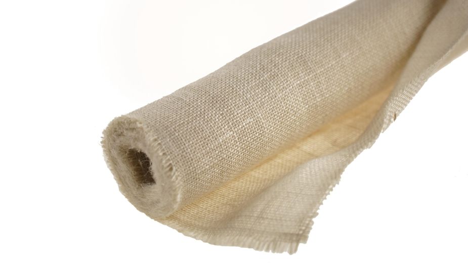 Materiał jutowy - 50 cm x 5 m | Kolor ekri