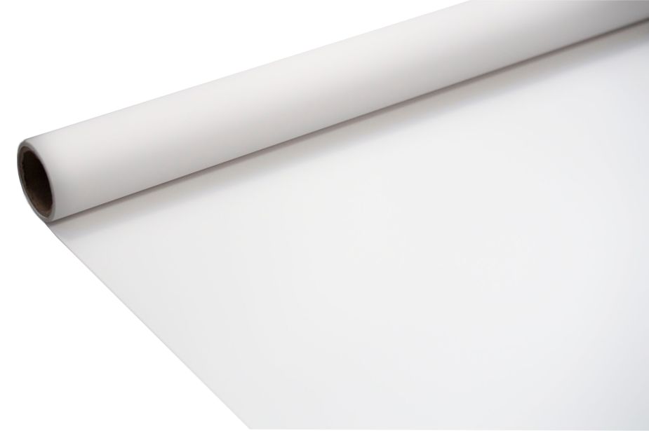 FOLIA SATYNOWA GŁADKA WHITE B01