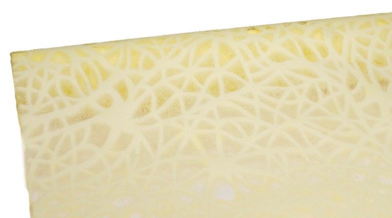 Flizelina koreańska wzór pajęczyna 50 cm x 8 y - kremowa