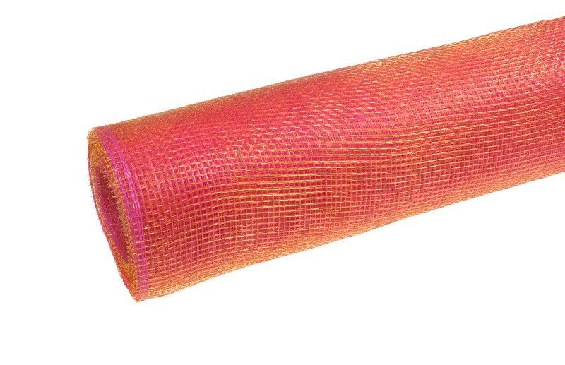 Siatka plastikowa 50 cm x 10y - 09 Różowy gold