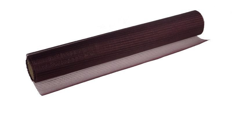 Organza prążkowana- bordowa