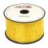 Organza wstążka - 6 cm x 25 m | 5034 - Żółty