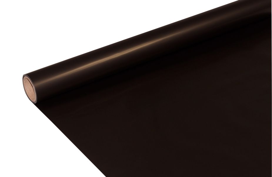 FOLIA SATYNOWA GŁADKA BLACK B20