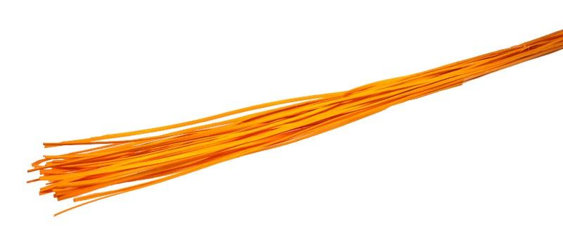 Rattan prosty 1 m - pomarańczowy
