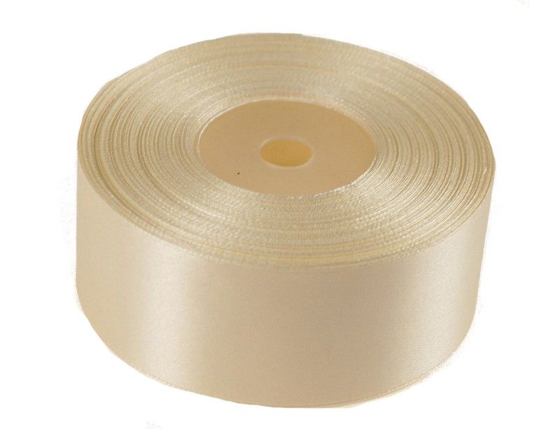 Wstążka satynowa 38 mm x 32 m |Ekri