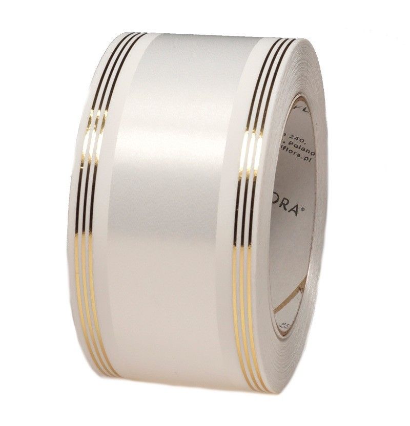 Szarfa pogrzebowa 8 cm x 50 y