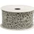 Wstążka koronkowa 5 cm x 9 m - szara