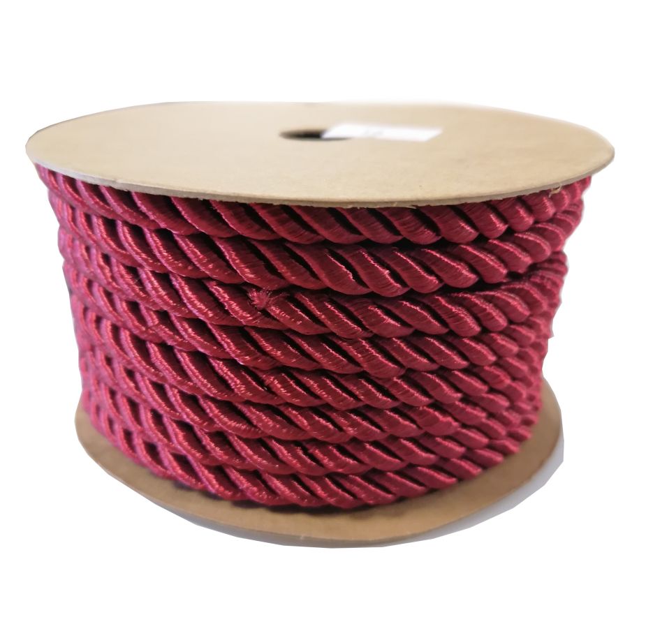 SZNUREK OZDOBNY BORDOWY