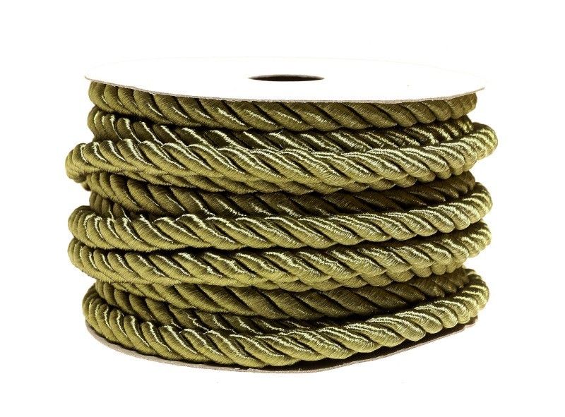 Sznurek ozdobny - oliwkowy